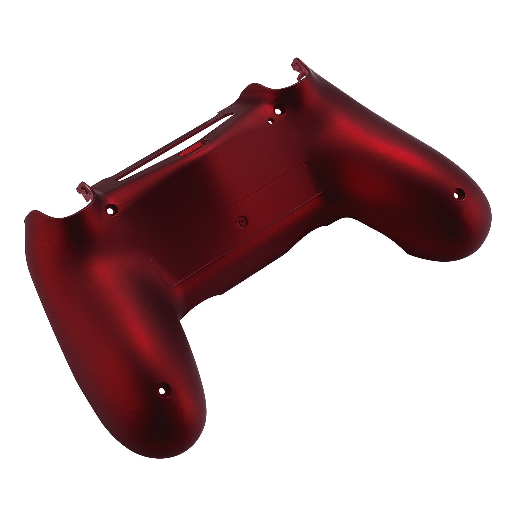 eXtremeRate Replacement Bottom Shell for PS4 Slim Pro Controller Controller  (CUH-ZCT2 JDM-040/050/055) - Scarlet Red