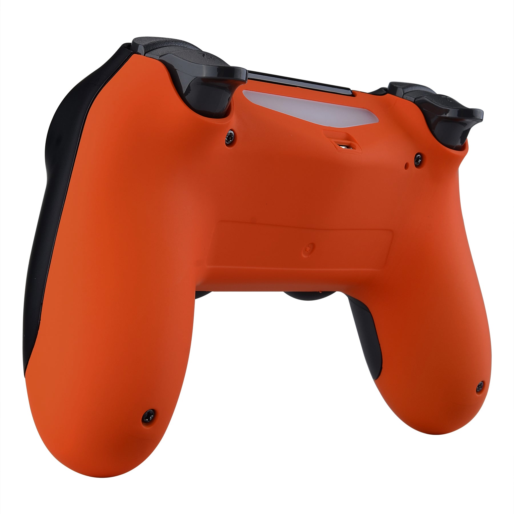 eXtremeRate Orange Replacement Bottom Shell, Custom Soft Touch 