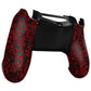 eXtremeRate Retail Textured Red Comfortable Non-slip Back Cover for ps4 Slim Pro Remote Controller JDM-040 JDM-050 JDM-055 - SP4BR04