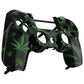 eXtremeRate Retail Green Weeds Leaves Front Housing Shell Faceplate for ps4 Slim ps4 Pro Controller (CUH-ZCT2 JDM-040 JDM-050 JDM-055) - SP4FT05