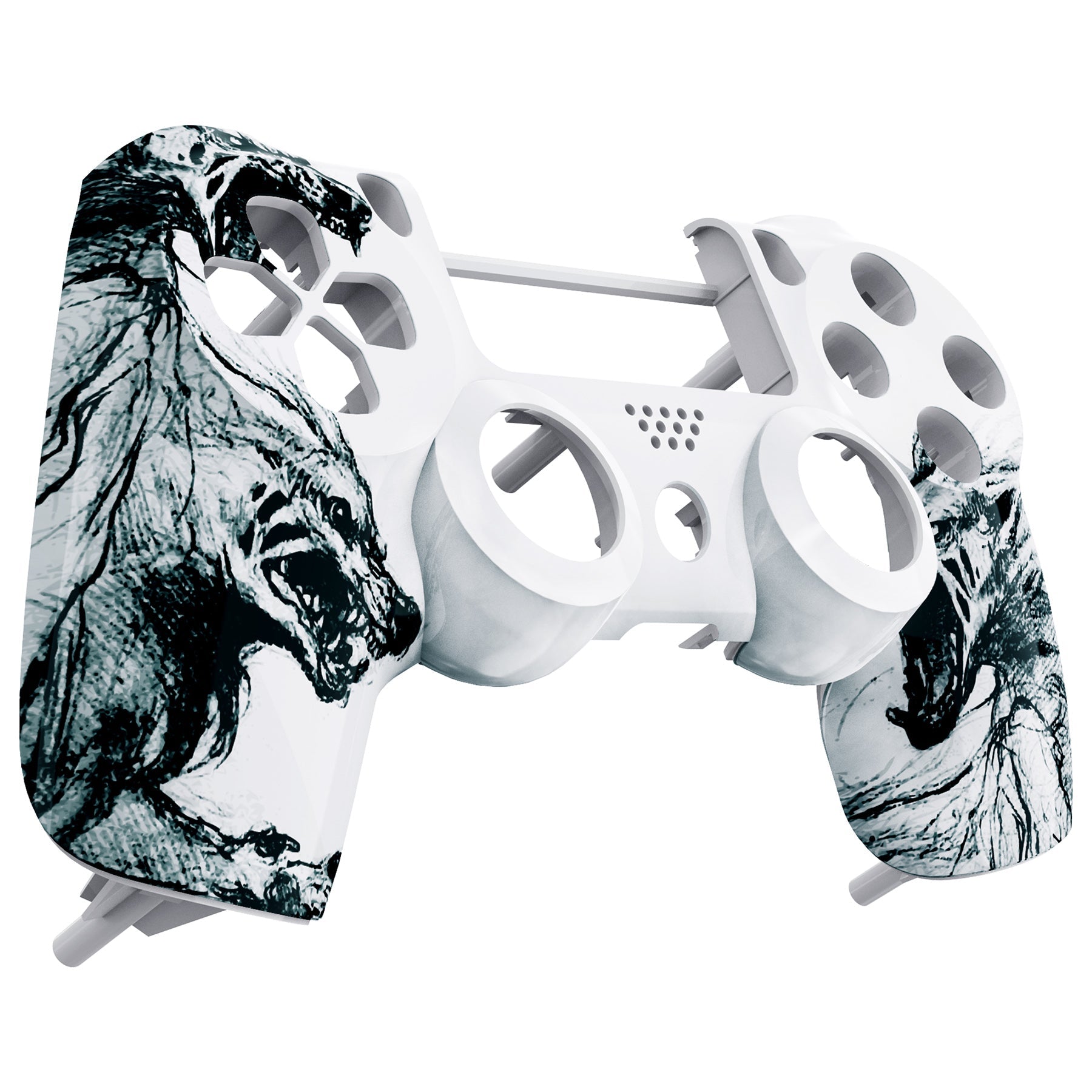 Customized Wolf Soul Front Shell for ps4 Pro Slim Controller (CUH-ZCT2  JDM-040 JDM-050 JDM-055) - SP4FT09