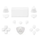 eXtremeRate Retail Replacement D-pad R1 L1 R2 L2 Triggers Touchpad Action Home Share Options Buttons, White Full Set Buttons Repair Kits with Tool for ps4 Slim ps4 Pro CUH-ZCT2 Controller - SP4J0404