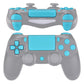 eXtremeRate Retail Replacement D-pad R1 L1 R2 L2 Triggers Touchpad Action Home Share Options Buttons, Heaven Blue Full Set Buttons Repair Kits with Tool for ps4 Slim ps4 Pro CUH-ZCT2 Controller - SP4J0410