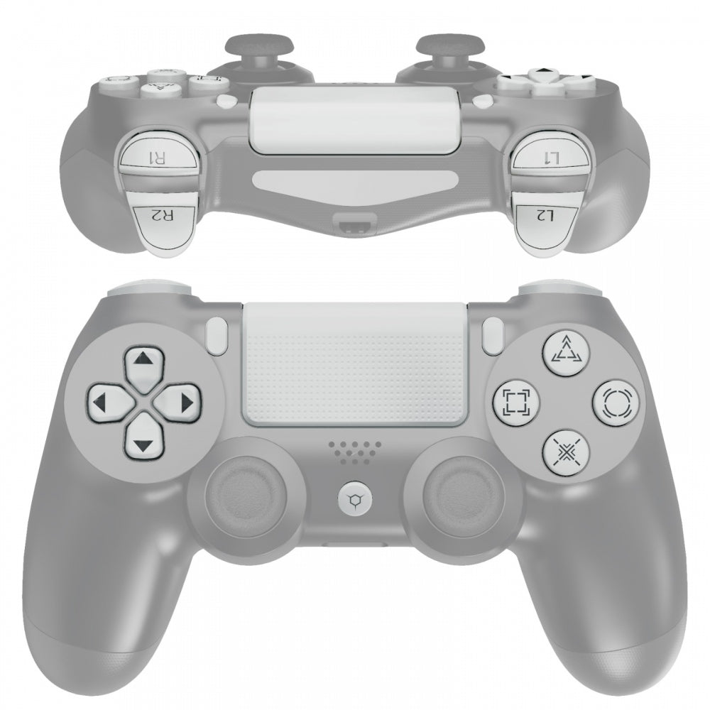 White Ps4 Controller Shell