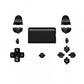 eXtremeRate Retail Black Classic Symbols Classical Symbols Replacement Full Set Buttons for ps4 Slim ps4 Pro CUH-ZCT2 Controller - Compatible with ps4 DTFS LED Kit - Controller NOT Included - SP4J0505