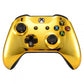 eXtremeRate Retail Chrome Gold Edition Front Housing Shell Faceplate for Xbox One X & One S Controller - SXOFD01