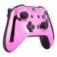 eXtremeRate Retail Chrome Pink Edition Front Housing Shell Faceplate for Xbox One S & Xbox One X Controller (Model 1708) - SXOFD06