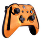 eXtremeRate Retail Chrome Orange Edition Front Housing Shell Faceplate for Xbox One S & Xbox One X Controller (Model 1708) - SXOFD07