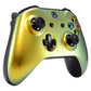 eXtremeRate Retail Gold and Green Chameleon Front Housing Shell Faceplate for Xbox One X & One S Controller - SXOFP03