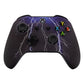 eXtremeRate Retail Purple Storm Patterned Soft Touch Top Shell for Xbox One X & One S Controller - SXOFT15X