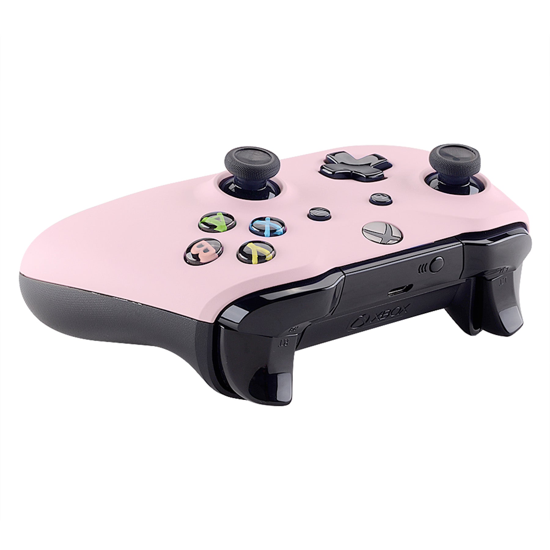 eXtremeRate Replacement Front Housing Shell for Xbox One X & S Controller  (Model 1708) - Cherry Blossoms Pink