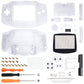 eXtremeRate Retail IPS Ready Upgraded Clear GBA Replacement Shell Full Housing Cover Buttons for Gameboy Advance - Compatible with Both IPS & Standard LCD - Console & IPS Screen NOT Included - TAGM5001