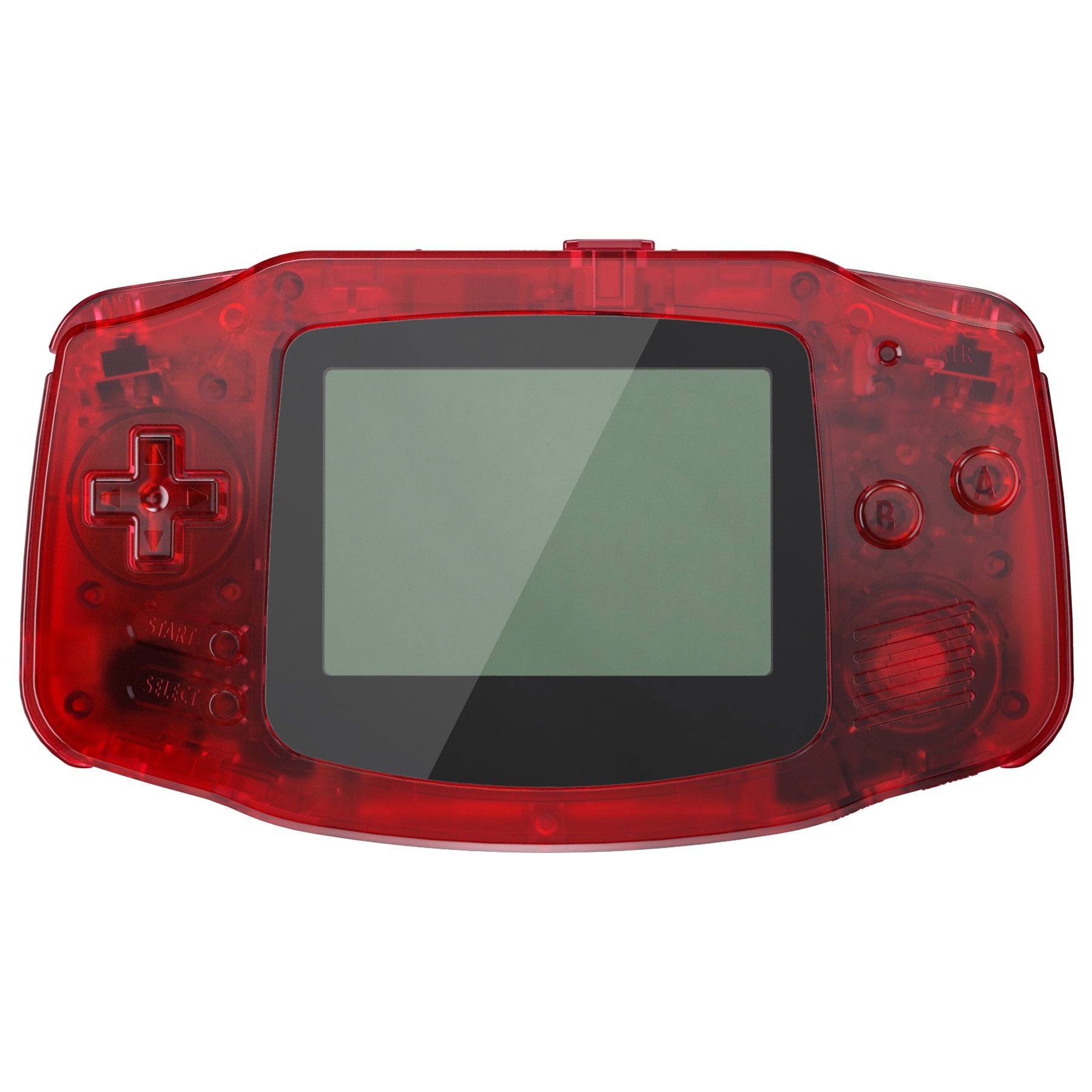 IPS Ready Upgraded eXtremeRate Clear Red Replacement Shell Full 