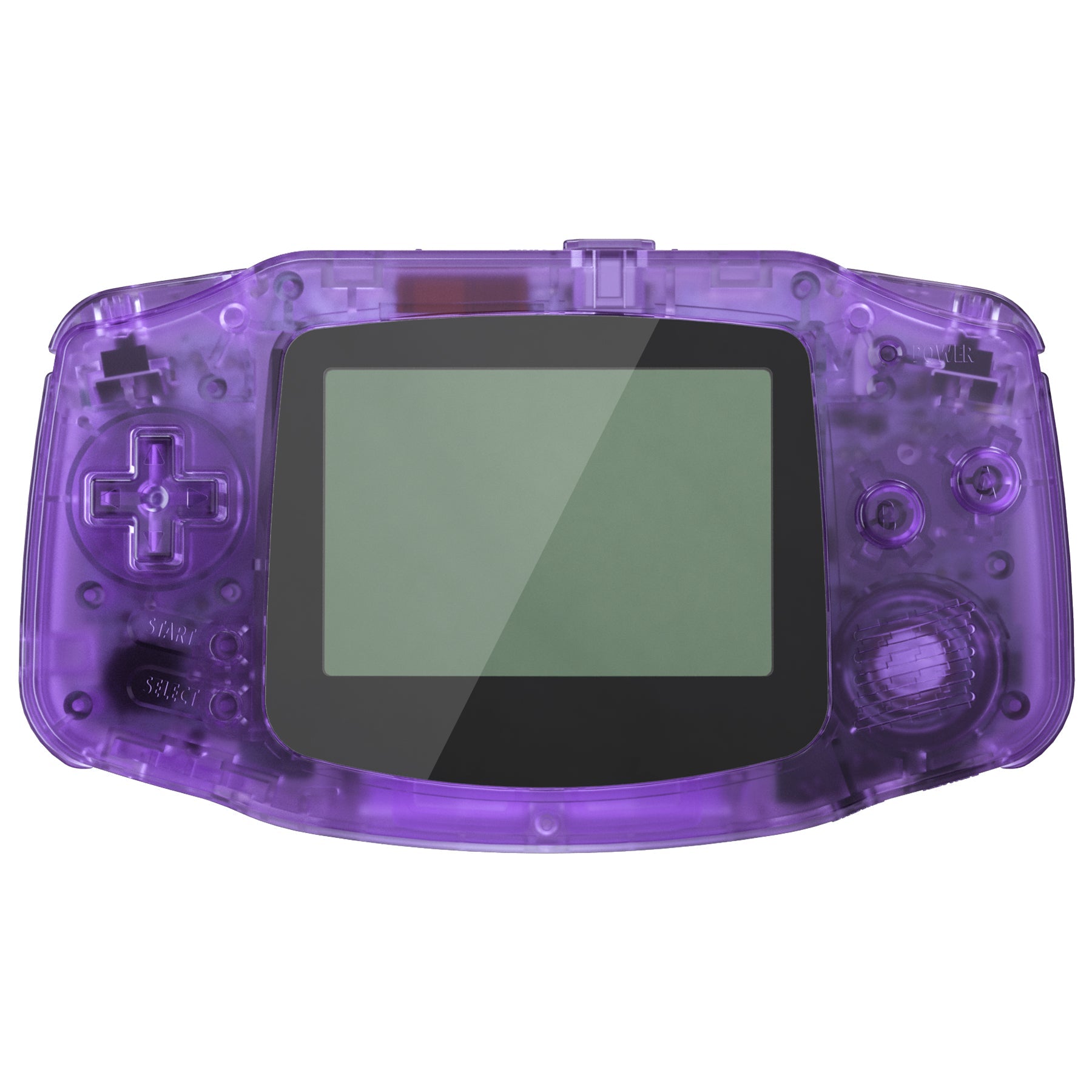IPS Ready Upgraded eXtremeRate Clear Atomic Purple Replacement Shell Full  Housing Cover + Buttons for Gameboy Advance GBA – Compatible with Both IPS  