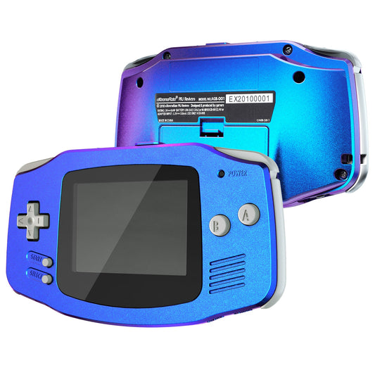 eXtremeRate Retail IPS Ready Upgraded eXtremeRate Chameleon Purple Blue GBA Replacement Shell Full Housing Cover Buttons for Gameboy Advance - Compatible with Both IPS & Standard LCD - Console & IPS Screen NOT Included - TAGP3001