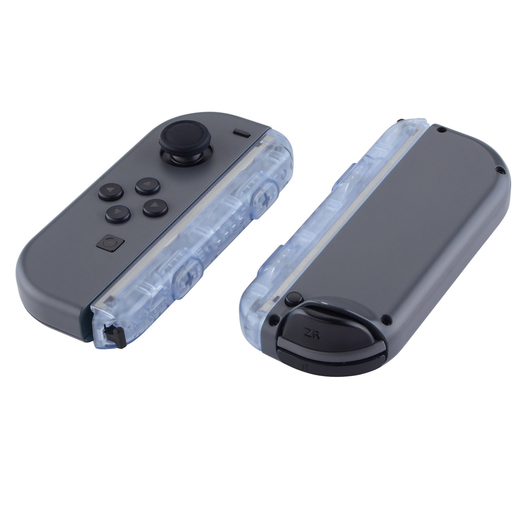 eXtremeRate Retail Glacier Blue Replacement shell for Nintendo Switch Joycon Strap, Custom Joy-Con Wrist Strap Housing Buttons for Nintendo Switch - 2 Pack - UEM506