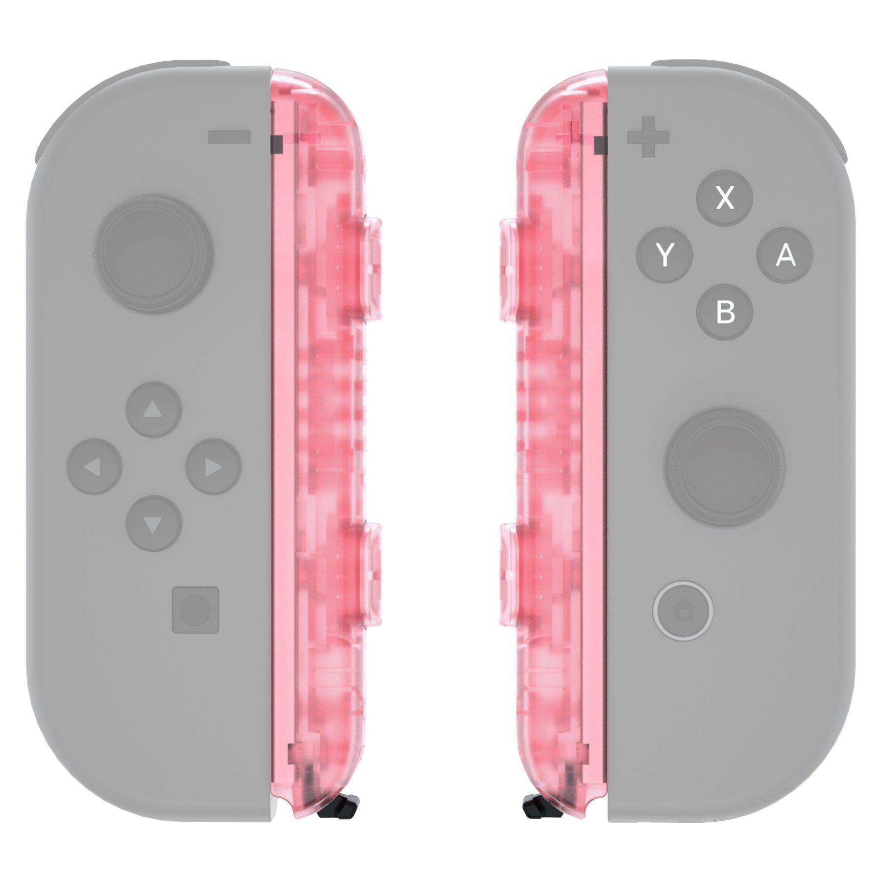 Custom JoyCons 2024 - Transparent Pink