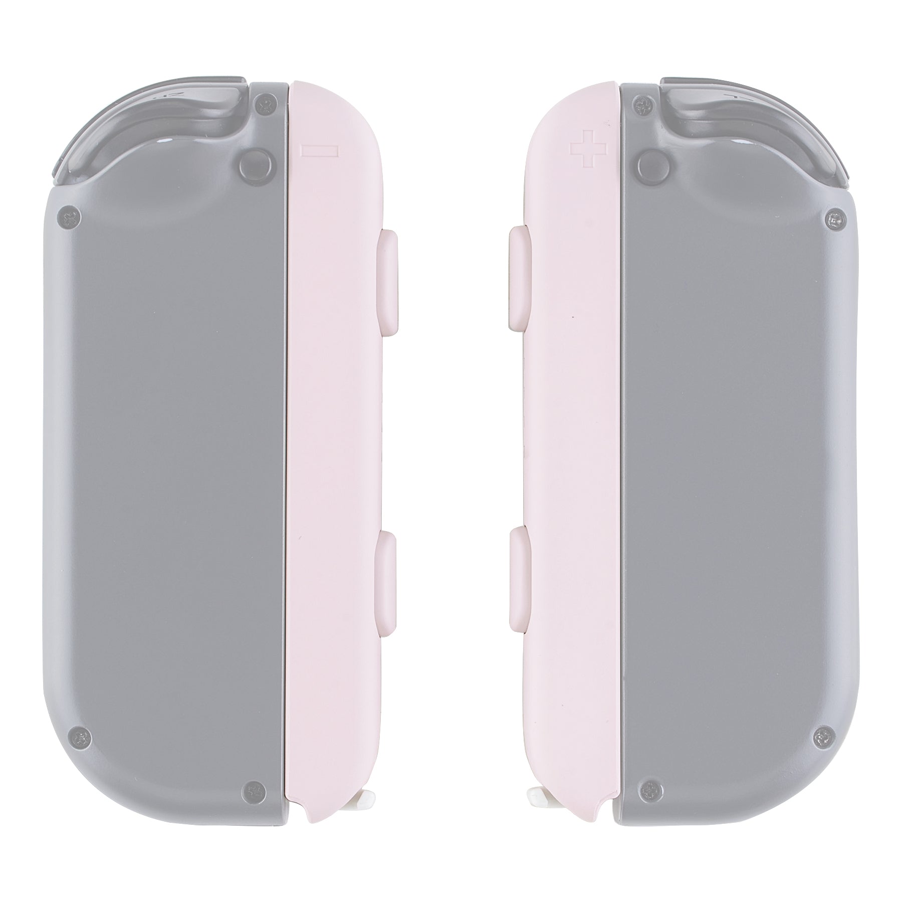 eXtremeRate Retail Cherry Blossoms Pink Soft Touch Replacement shell for Nintendo Switch Joycon Strap, Custom Joy-Con Wrist Strap Housing Buttons for Nintendo Switch - 2 Pack - UEP306