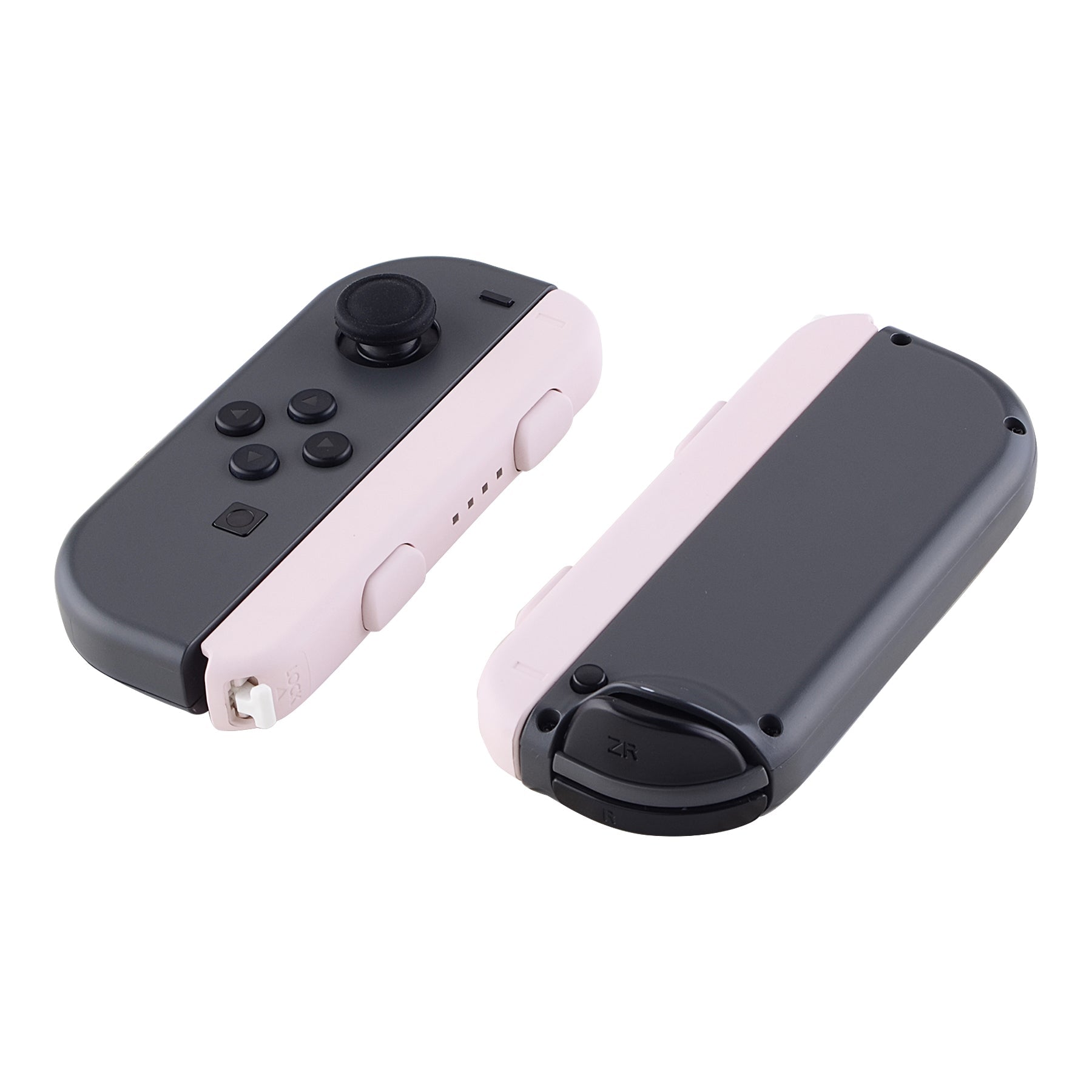 Custom Nintendo Switch Joy-con Controllers Pink With Black Buttons