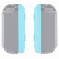 eXtremeRate Retail Heaven Blue Touch Replacement shell for Nintendo Switch Joycon Strap, Custom Joy-Con Wrist Strap Housing Buttons for Nintendo Switch - 2 Pack - UEP307