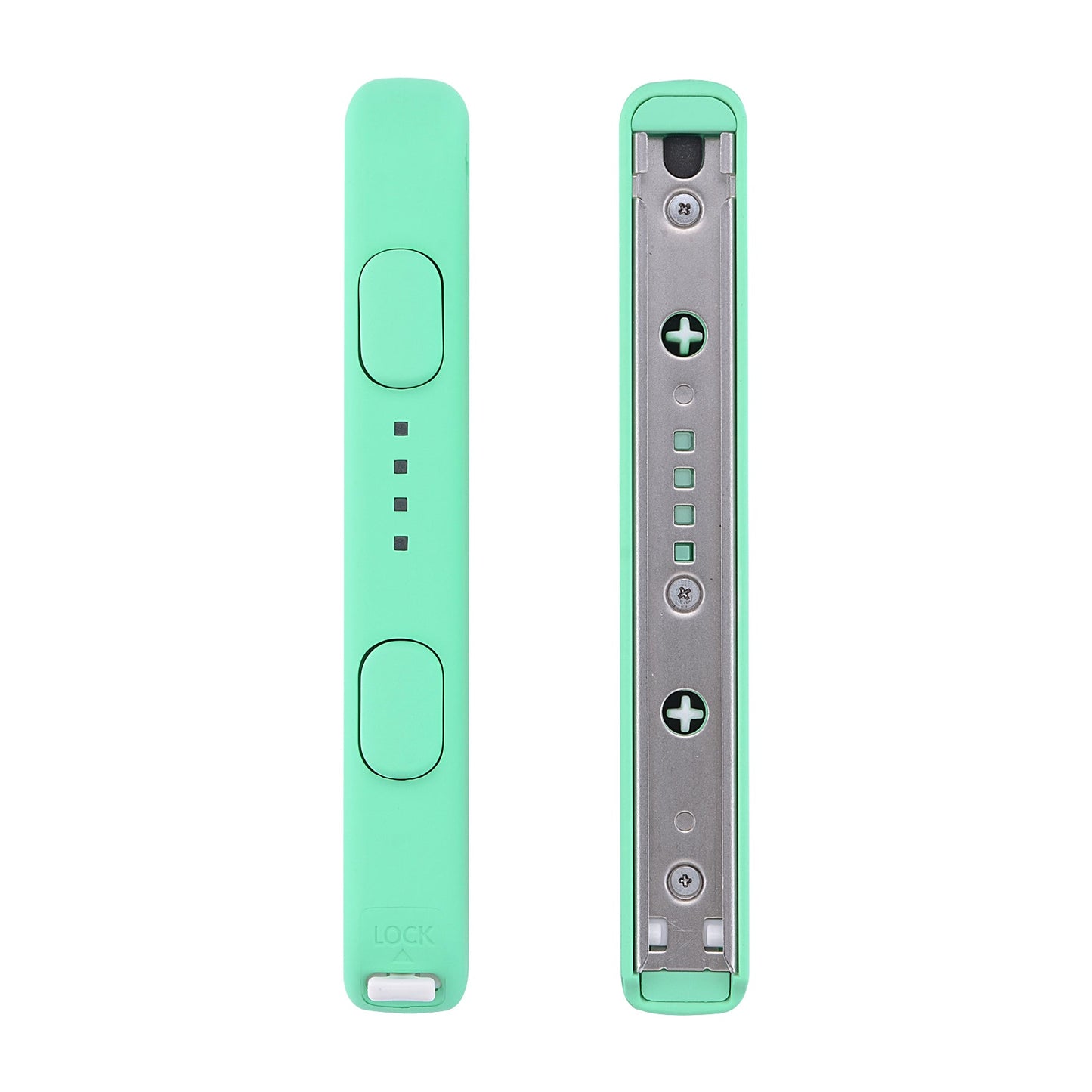 eXtremeRate Retail Mint Green Touch Replacement shell for Nintendo Switch Joycon Strap, Custom Joy-Con Wrist Strap Housing Buttons for Nintendo Switch - 2 Pack - UEP308