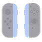 eXtremeRate Retail Light Violet Soft Touch Replacement shell for Nintendo Switch Joycon Strap, Custom Joy-Con Wrist Strap Housing Buttons for Nintendo Switch - 2 Pack - UEP309