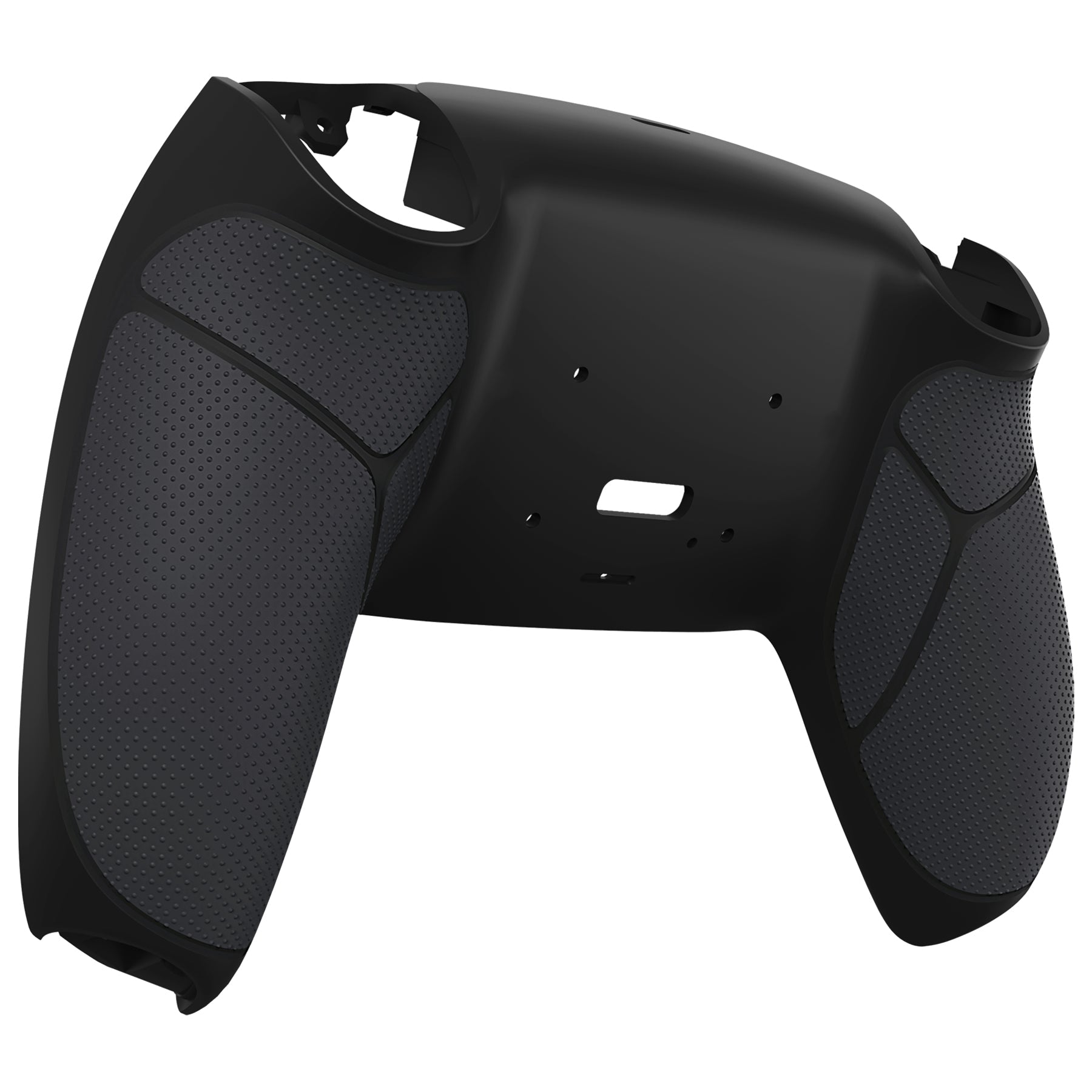 eXtremeRate Retail Black Performance Rubberized Grip Redesigned Back Shell for ps5 Controller eXtremerate RISE Remap Kit - Controller & RISE Remap Board NOT Included - UPFU6001