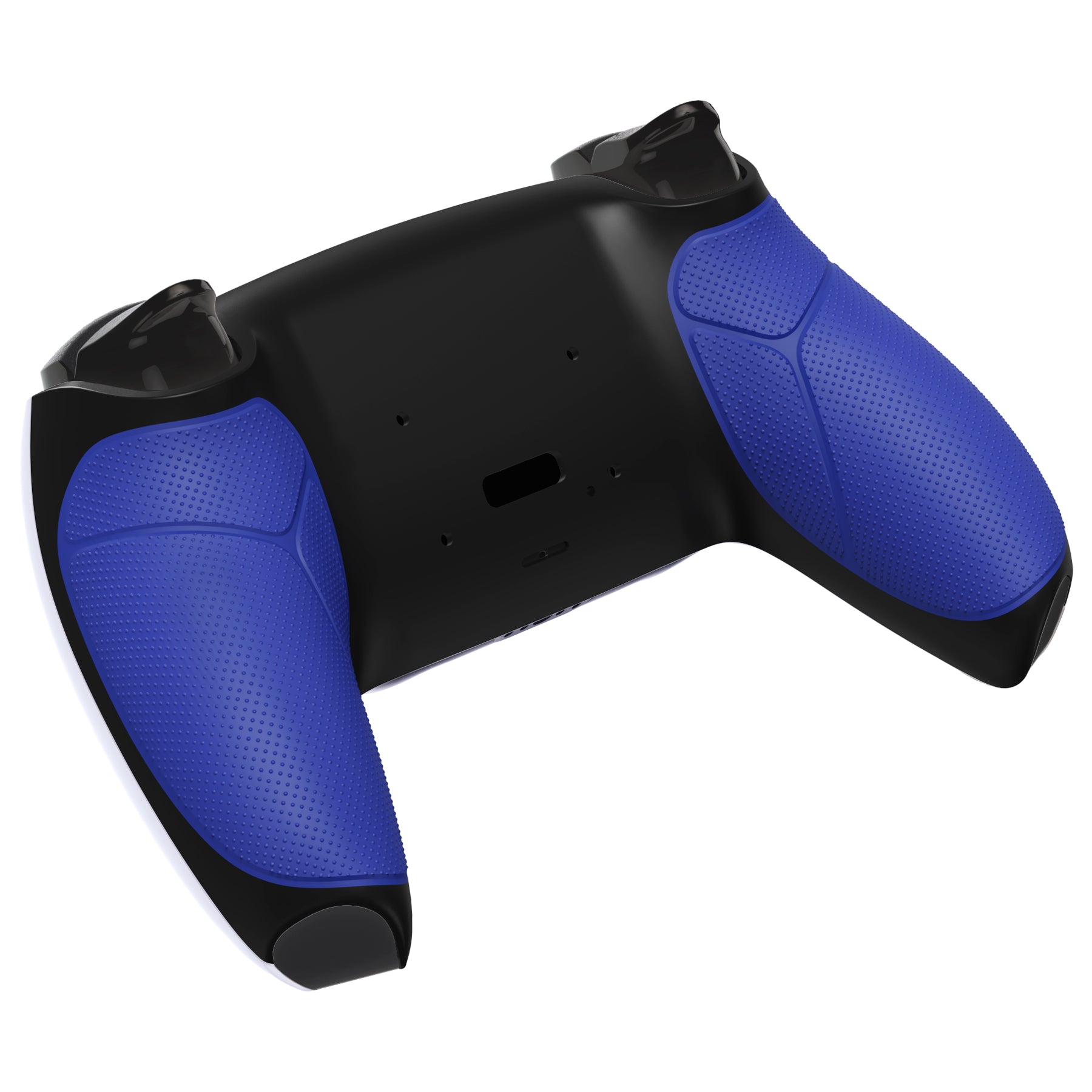 Blue Performance Rubberized Grip Redesigned Back Shell for PS5 Controller eXtremeRate Rise & RISE4 Remap Kit - Controller & Rise Remap Board Not