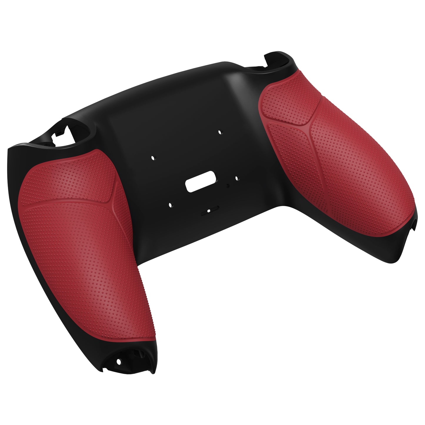 eXtremeRate Retail Red Performance Rubberized Grip Redesigned Back Shell for PS5 Controller eXtremerate RISE Remap Kit - Controller & RISE Remap Board NOT Included - UPFU6005