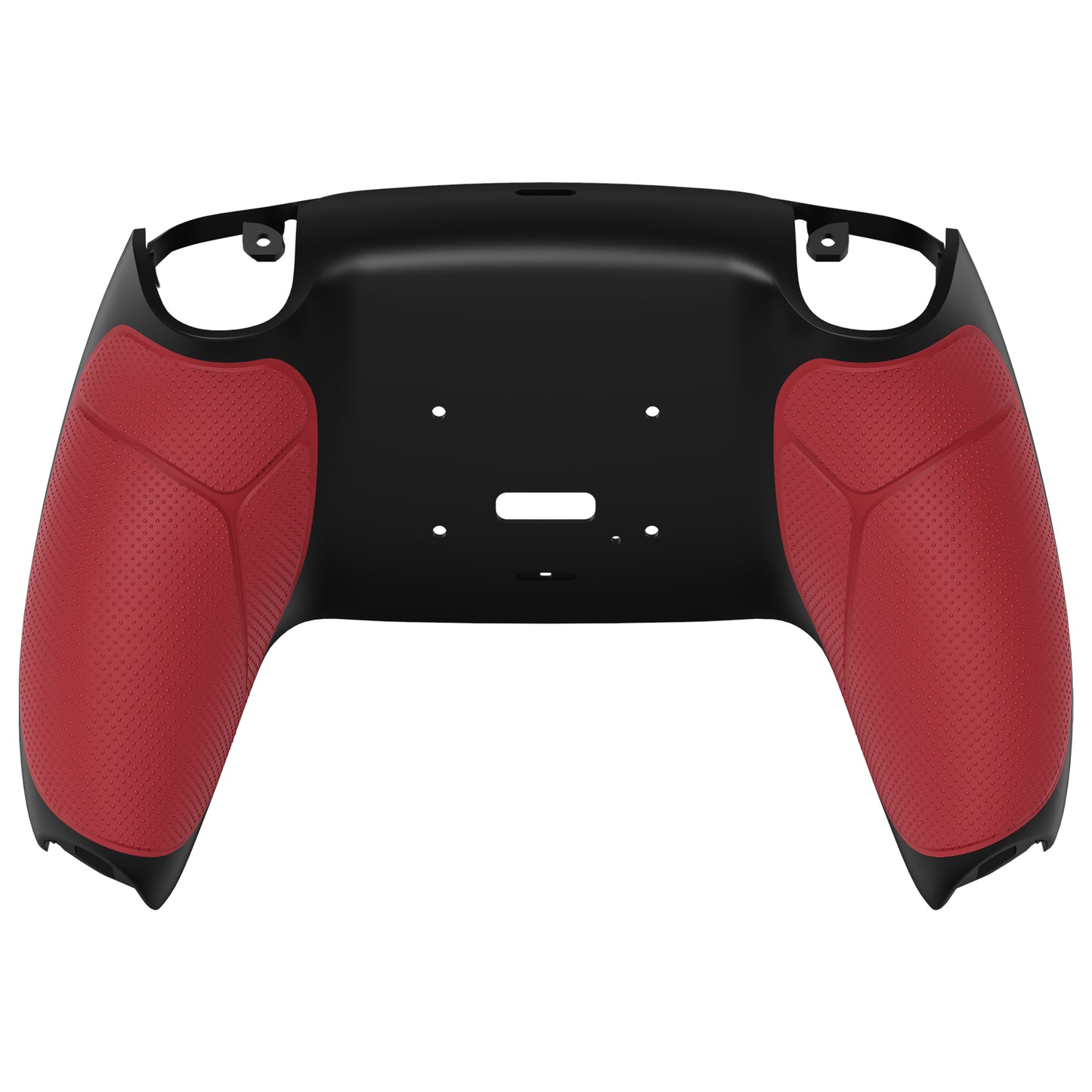 eXtremeRate Retail Red Performance Rubberized Grip Redesigned Back Shell for PS5 Controller eXtremerate RISE Remap Kit - Controller & RISE Remap Board NOT Included - UPFU6005