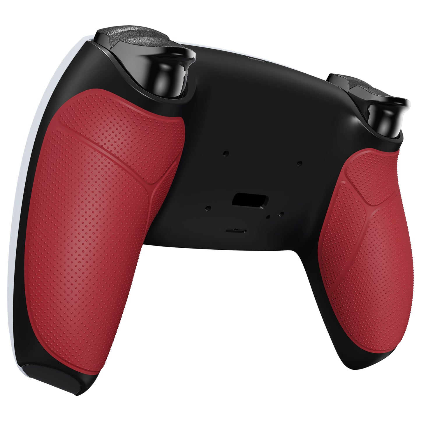 eXtremeRate Retail Red Performance Rubberized Grip Redesigned Back Shell for PS5 Controller eXtremerate RISE Remap Kit - Controller & RISE Remap Board NOT Included - UPFU6005