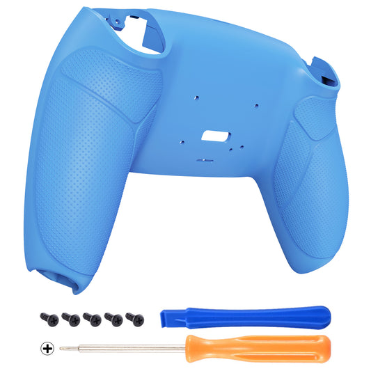 eXtremeRate Retail Starlight Blue Performance Rubberized Grip Redesigned Back Shell for PS5 Controller eXtremerate RISE Remap Kit - Controller & RISE Remap Board NOT Included - UPFU6006