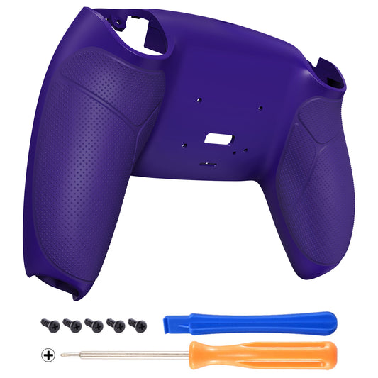 eXtremeRate Retail Galactic Purple Performance Rubberized Grip Redesigned Back Shell for PS5 Controller eXtremerate RISE Remap Kit - Controller & RISE Remap Board NOT Included - UPFU6007