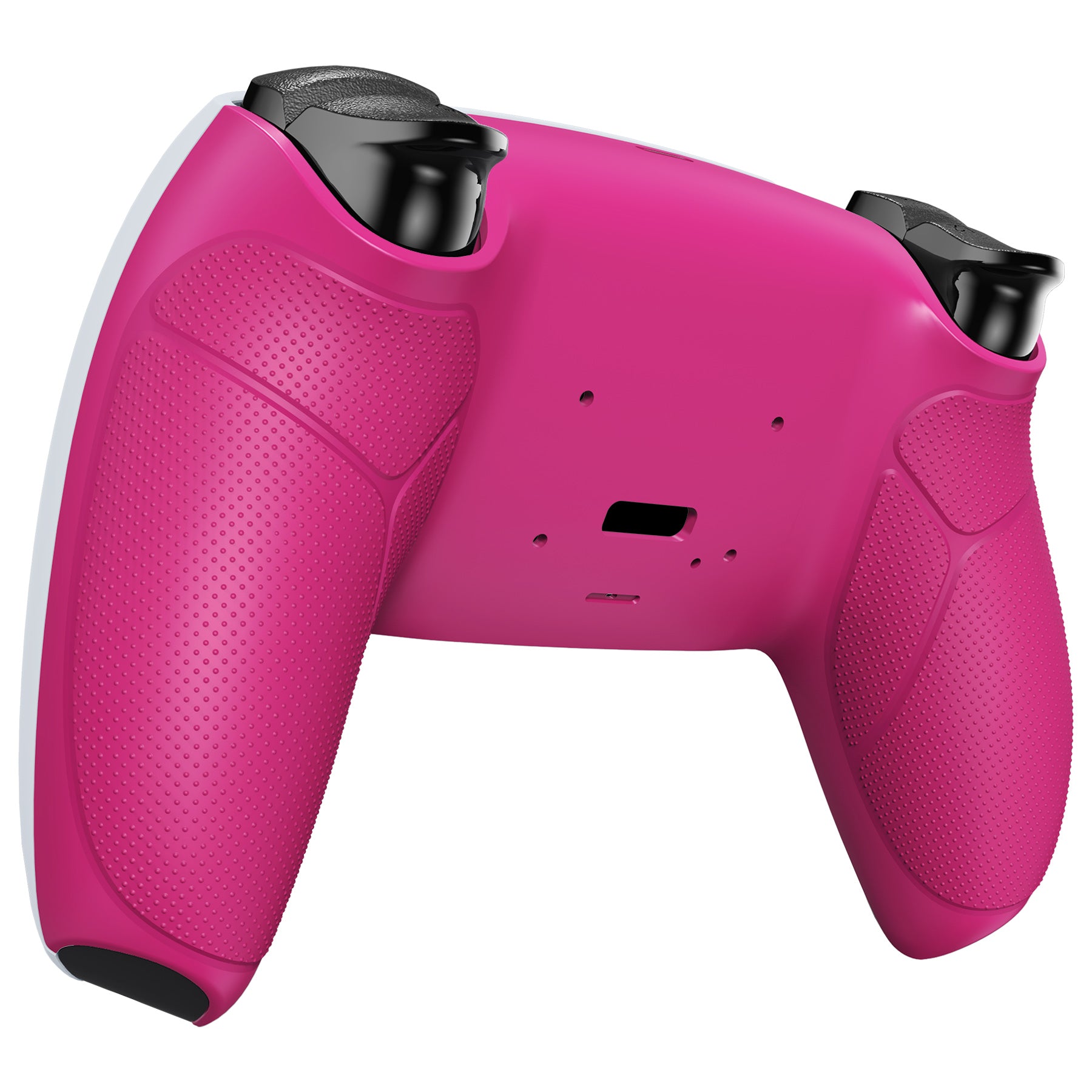 eXtremeRate Performance Grip Redesigned Back Shell for eXtremeRate RISE  Remap Kit, Compatible with PS5 Controller - Rubberized Nova Pink