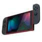 eXtremeRate Retail Scarlet Red DIY Housing Shell for Nintendo Switch Console, Replacement Faceplate Front Frame for Nintendo Switch Console with Volume Up Down Power Buttons - Console NOT Included - VEP302