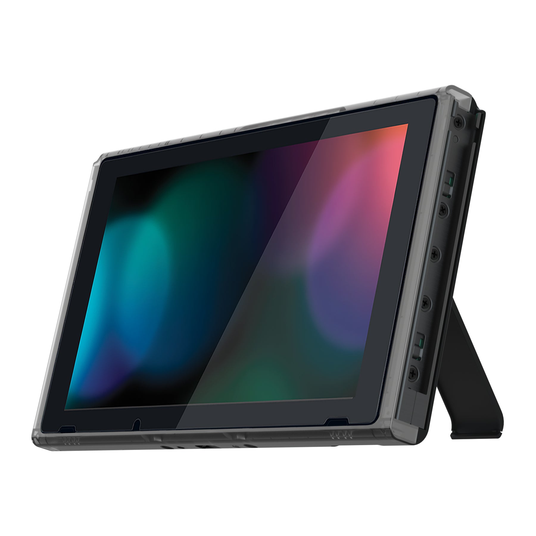 eXtremeRate Clear Black DIY Housing Shell for Nintendo Switch Console ...