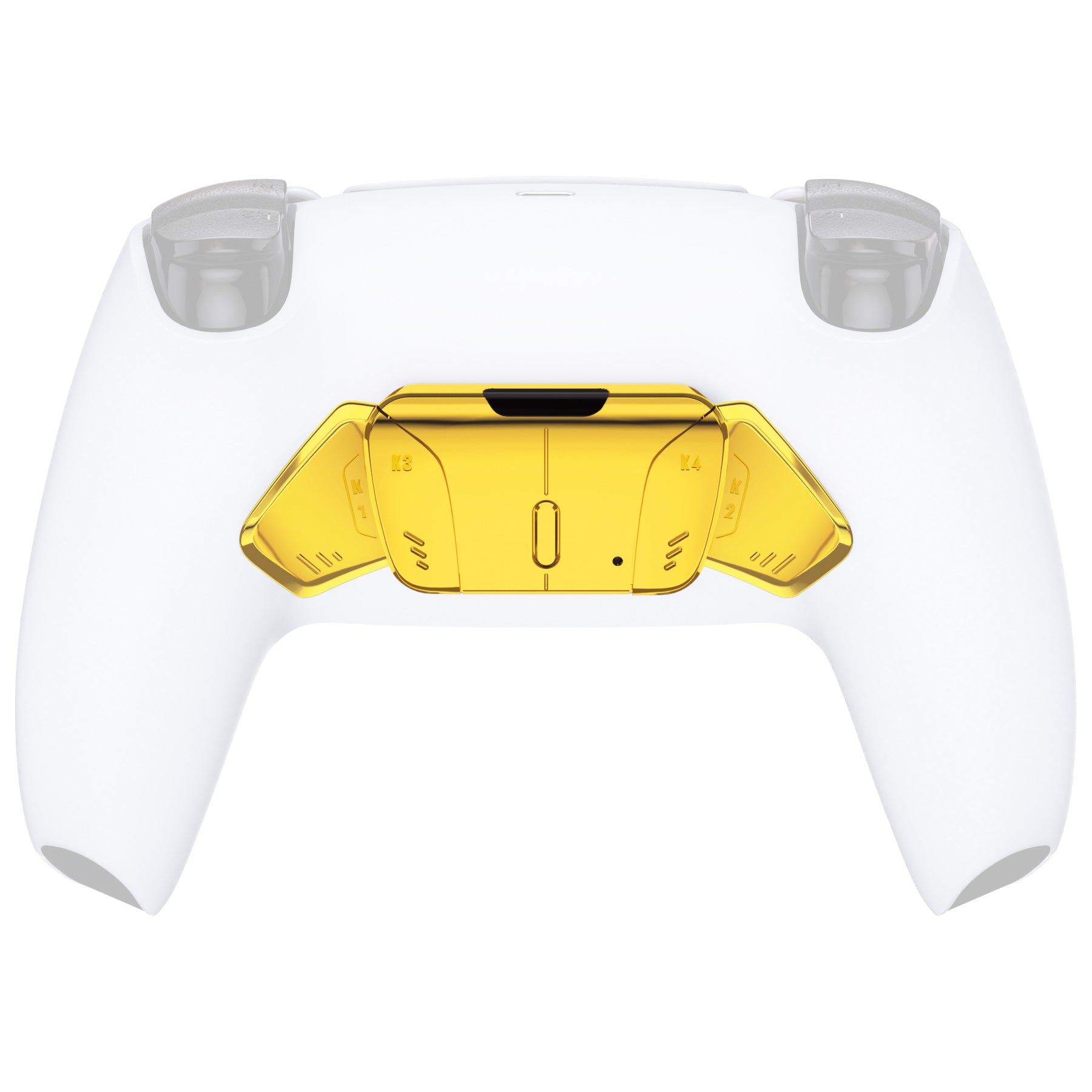 eXtremeRate Retail Turn RISE to RISE4 Kit – Redesigned Chrome Gold K1 K2 K3 K4 Back Buttons Housing & Remap PCB Board for PS5 Controller eXtremeRate RISE & RISE4 Remap kit - Controller & Other RISE Accessories NOT Included - VPFD4001P