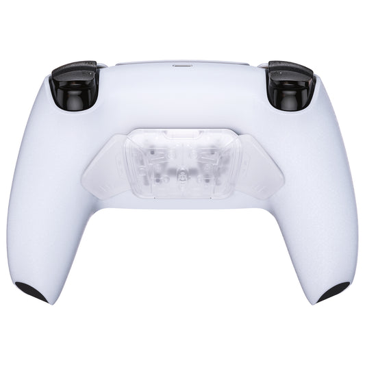 eXtremeRate Retail Transparent Clear Replacement Redesigned K1 K2 K3 K4 Back Buttons Housing Shell for ps5 Controller eXtremeRate RISE4 Remap Kit - Controller & RISE4 Remap Board NOT Included - VPFM5003