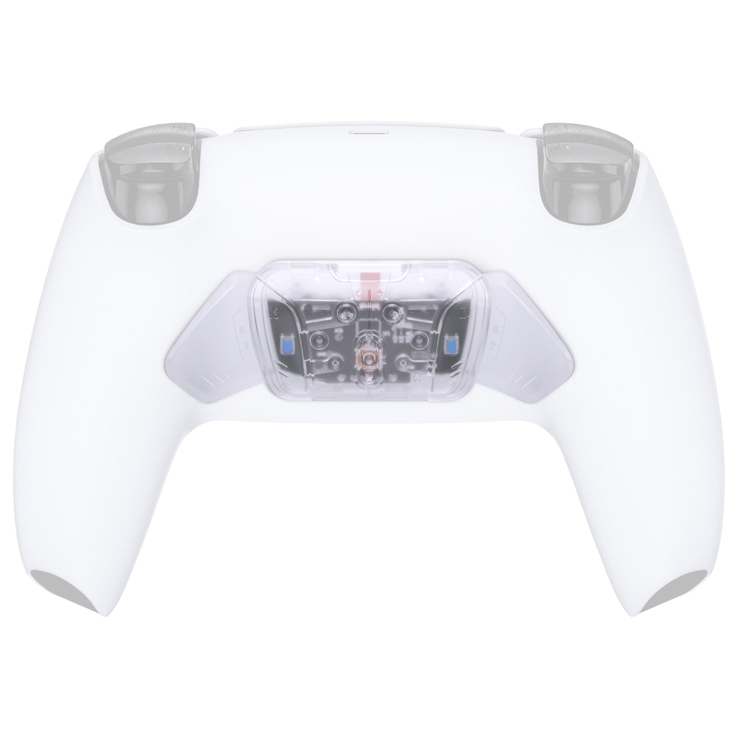 eXtremeRate Retail Turn RISE to RISE4 Kit - Redesigned Transparent Clear K1 K2 K3 K4 Back Buttons Housing & Remap PCB Board for ps5 Controller eXtremeRate RISE & RISE4 Remap kit - Controller & Other RISE Accessories NOT Included - VPFM5003P