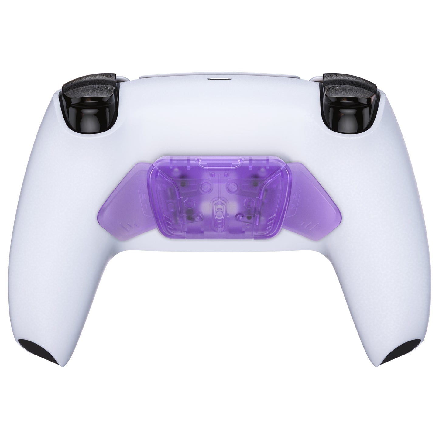 eXtremeRate Retail Clear Atomic Purple Replacement Redesigned K1 K2 K3 K4 Back Buttons Housing Shell for ps5 Controller eXtremeRate RISE4 Remap Kit - Controller & RISE4 Remap Board NOT Included - VPFM5004