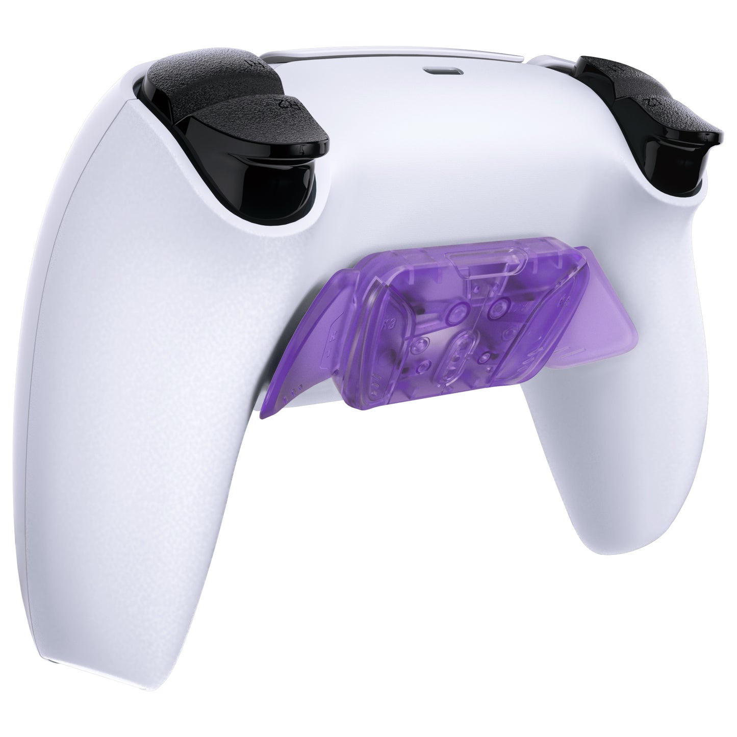 eXtremeRate Retail Clear Atomic Purple Replacement Redesigned K1 K2 K3 K4 Back Buttons Housing Shell for ps5 Controller eXtremeRate RISE4 Remap Kit - Controller & RISE4 Remap Board NOT Included - VPFM5004