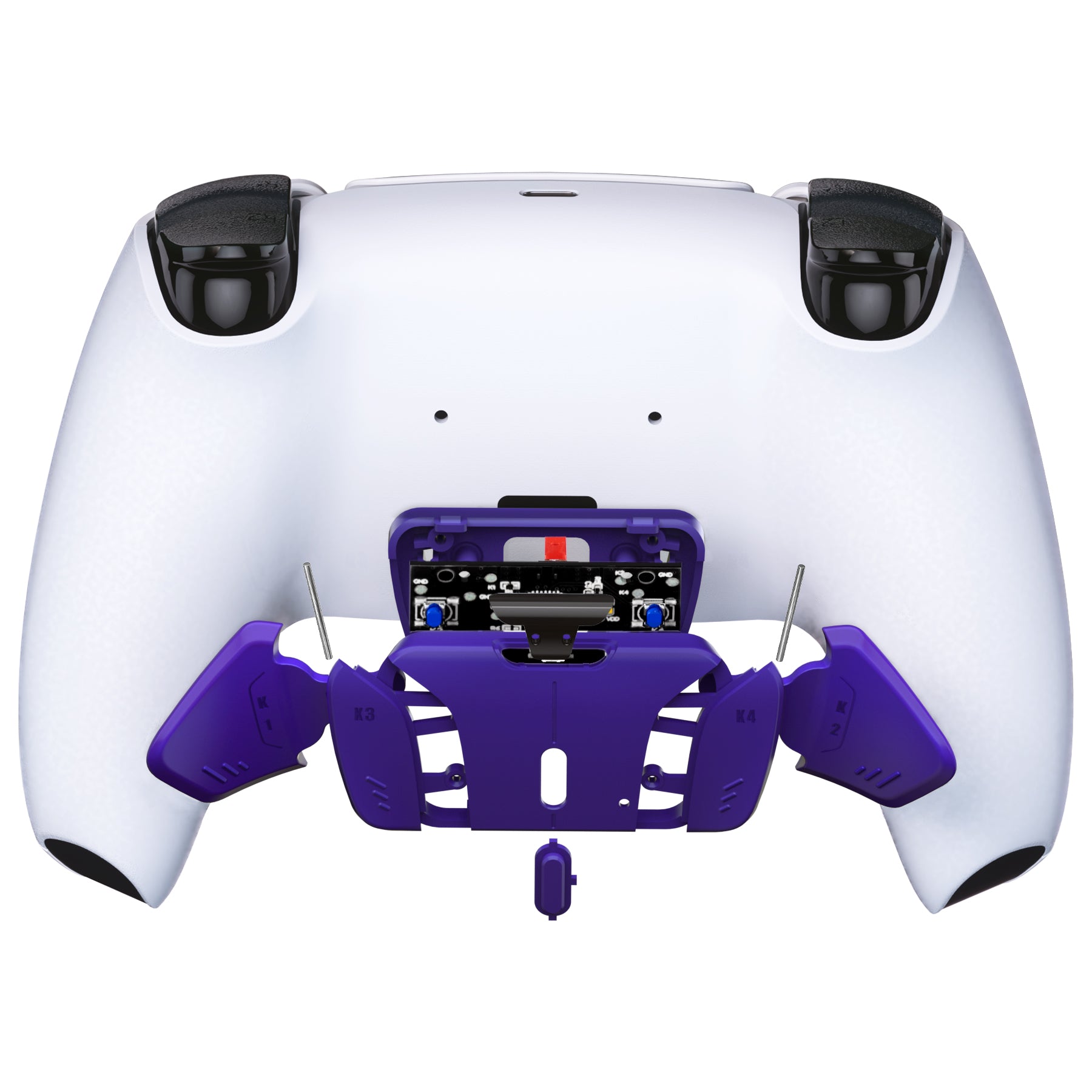 eXtremeRate Retail Turn RISE to RISE4 Kit – Redesigned Galactic Purple K1 K2 K3 K4 Back Buttons Housing & Remap PCB Board for PS5 Controller eXtremeRate RISE & RISE4 Remap kit - Controller & Other RISE Accessories NOT Included - VPFM5006P