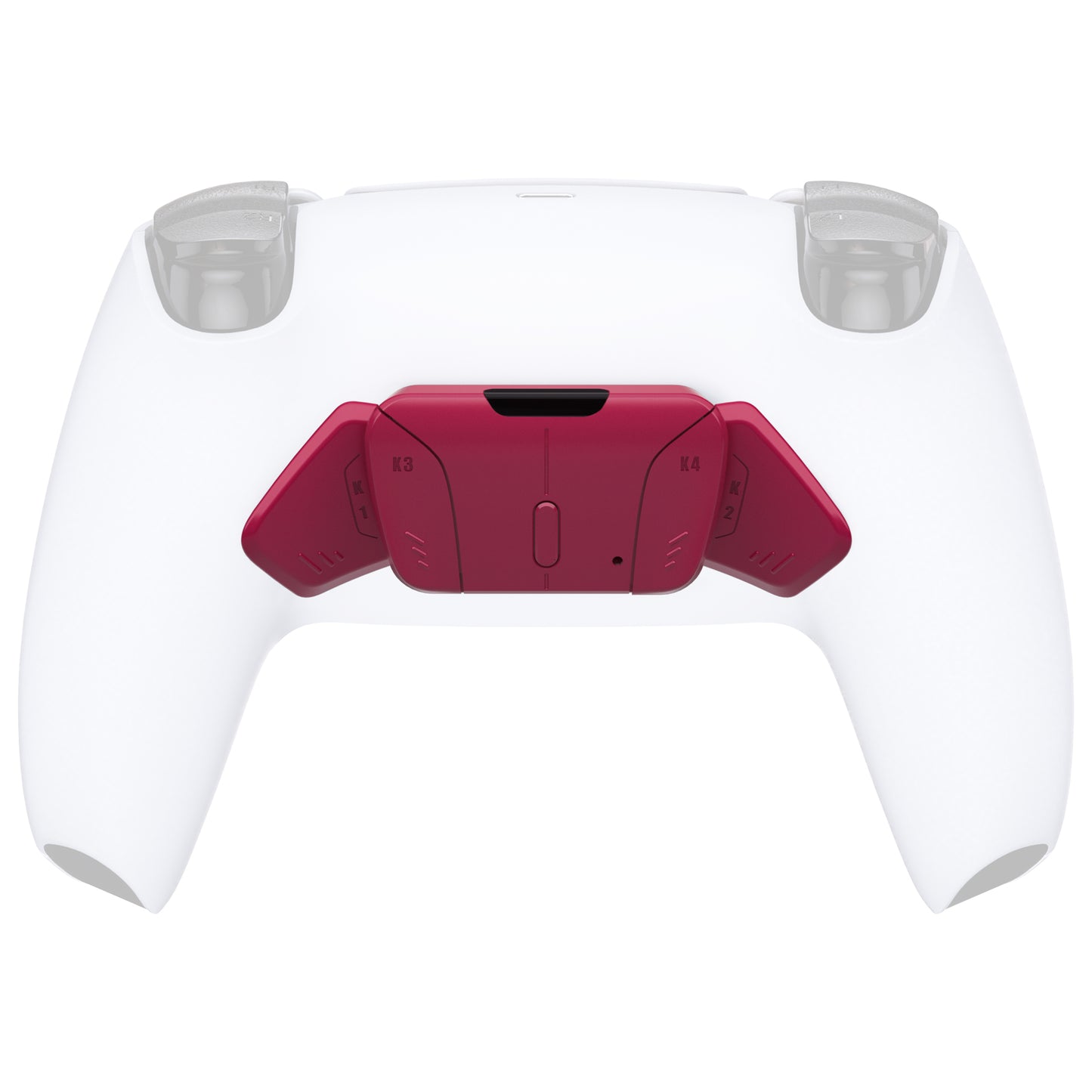 eXtremeRate Retail Cosmic Red Replacement Redesigned K1 K2 K3 K4 Back Buttons Housing Shell for ps5 Controller eXtremeRate RISE4 Remap Kit - Controller & RISE4 Remap Board NOT Included - VPFM5007