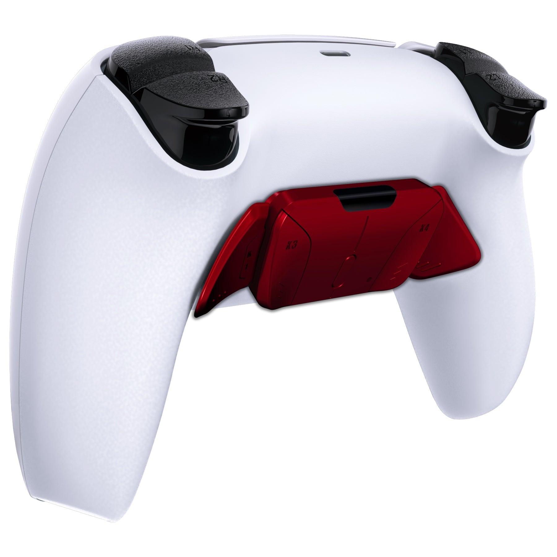 eXtremeRate Retail Scarlet Red Replacement Redesigned K1 K2 K3 K4 Back Buttons Housing Shell for ps5 Controller eXtremeRate RISE4 Remap Kit - Controller & RISE4 Remap Board NOT Included - VPFP3002