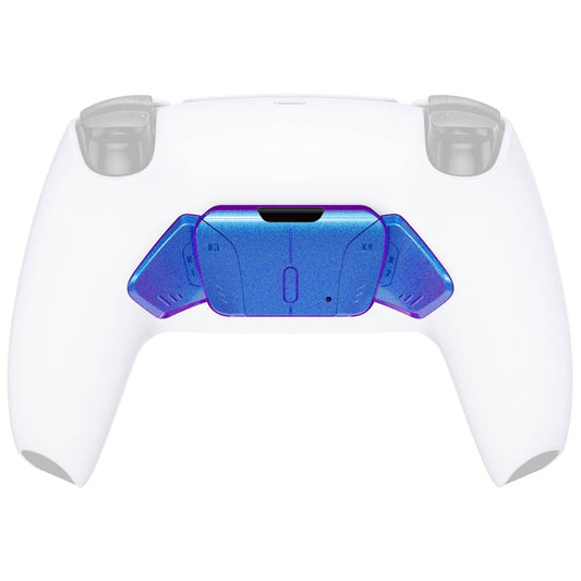 eXtremeRate Retail Chameleon Purple Blue Replacement Redesigned K1 K2 K3 K4 Back Buttons Housing Shell for ps5 Controller eXtremeRate RISE4 Remap Kit - Controller & RISE4 Remap Board NOT Included - VPFP3003
