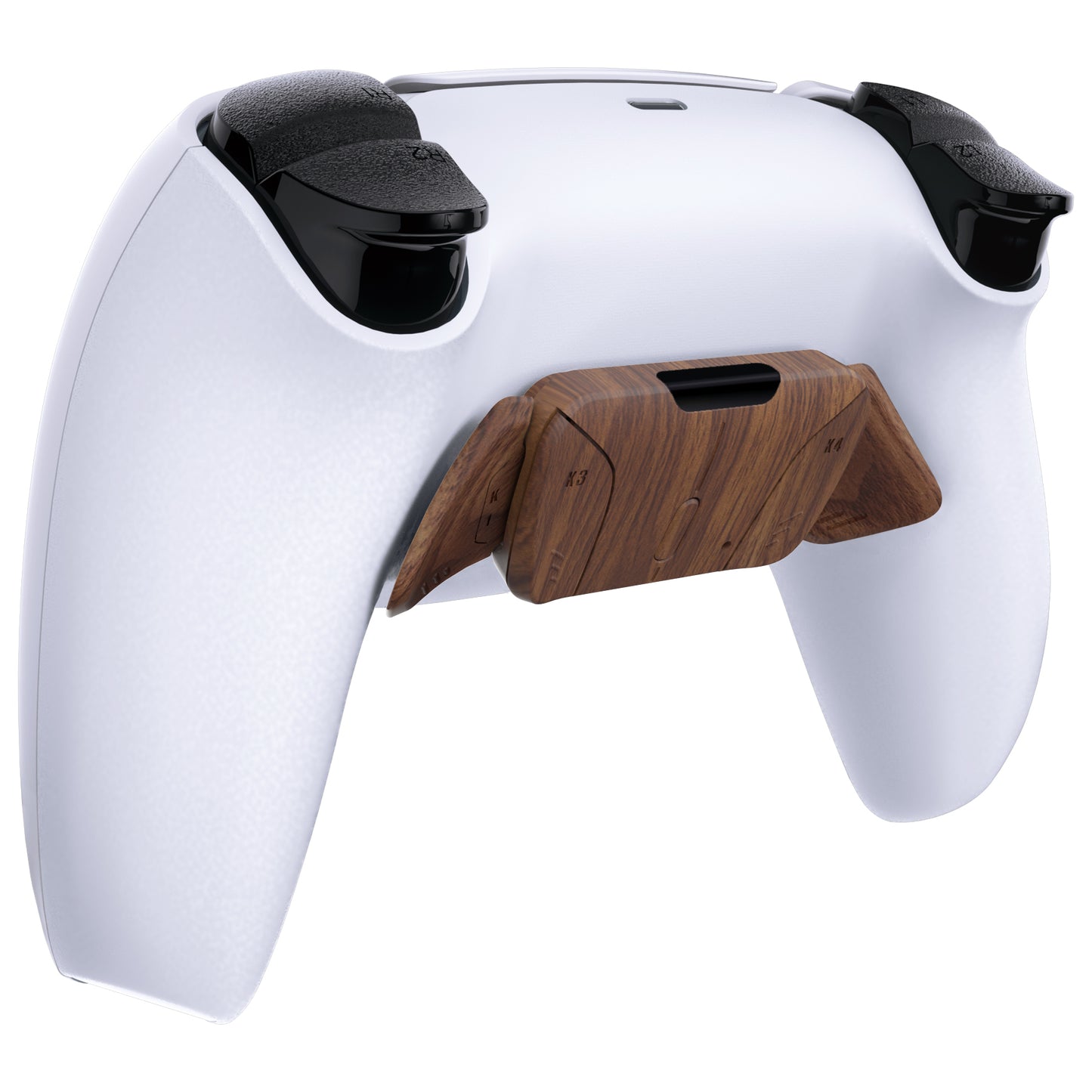 eXtremeRate Retail Wood Grain Replacement Redesigned K1 K2 K3 K4 Back Buttons Housing Shell for PS5 Controller eXtremeRate RISE4 Remap Kit - Controller & RISE4 Remap Board NOT Included - VPFS2001