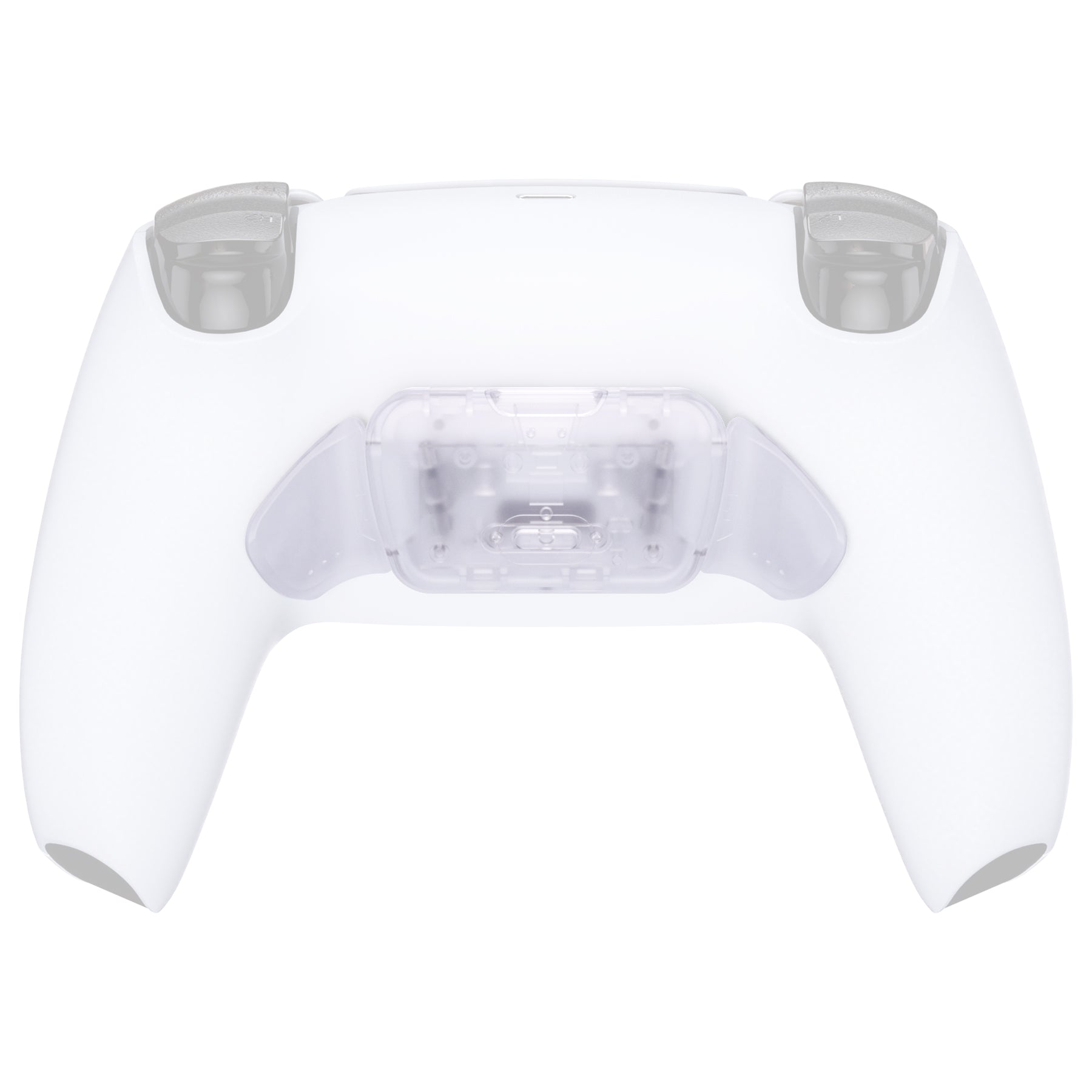 eXtremeRate Retail Clear Replacement Redesigned K1 K2 Back Button Housing Shell for ps5 Controller eXtremerate RISE Remap Kit - Controller & RISE Remap Board NOT Included - WPFM5001