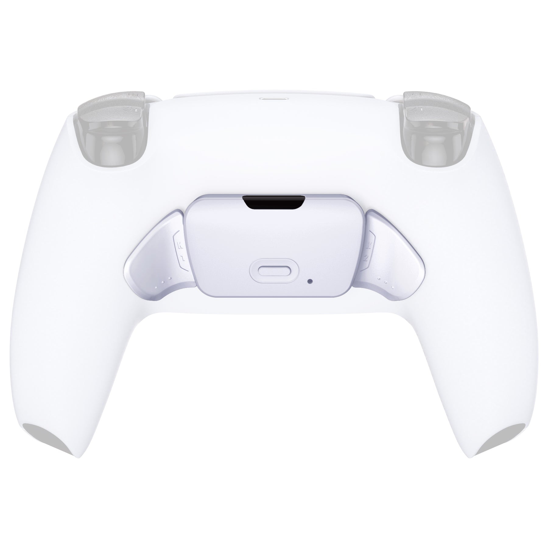 eXtremeRate Retail Solid White Replacement Redesigned K1 K2 Back Button Housing Shell for ps5 Controller eXtremerate RISE Remap Kit - Controller & RISE Remap Board NOT Included - WPFM5003