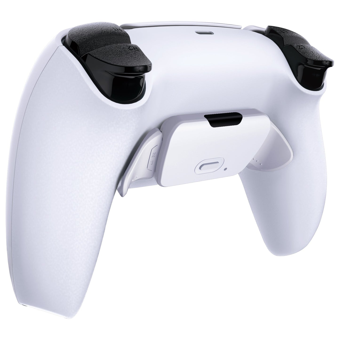 eXtremeRate Retail Solid White Replacement Redesigned K1 K2 Back Button Housing Shell for ps5 Controller eXtremerate RISE Remap Kit - Controller & RISE Remap Board NOT Included - WPFM5003