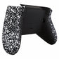 eXtremeRate Retail Textured White FlashShot Trigger Stop Bottom Shell Kit for Xbox One S & One X Controller, Redesigned Back Shell & Handle Grips & Dual Trigger Locks for Xbox One S X Controller Model 1708 - X1GZ004